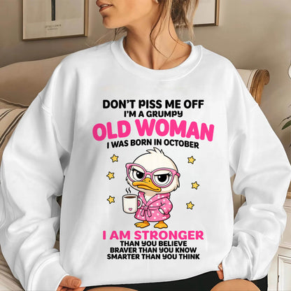 OCTOBER QUEEN WITH A GRUMPY ATTITUDE - FOR WOMEN - TLEE10 (SKU2604-220-10)