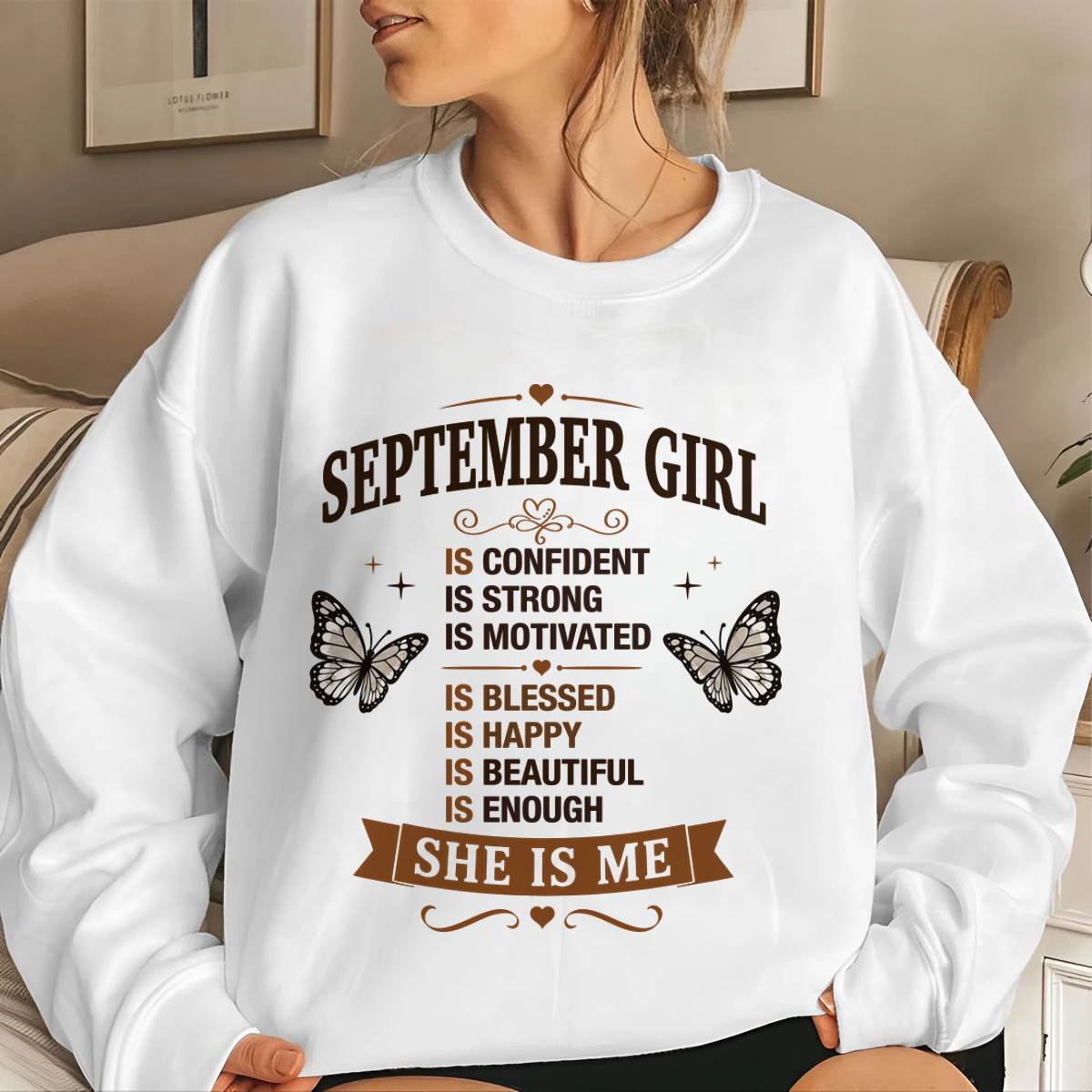 SEPTEMBER GIRL – FAITH, STRENGTH & BEAUTY - FOR WOMEN - TLEE09 (SKU2605-378-09)