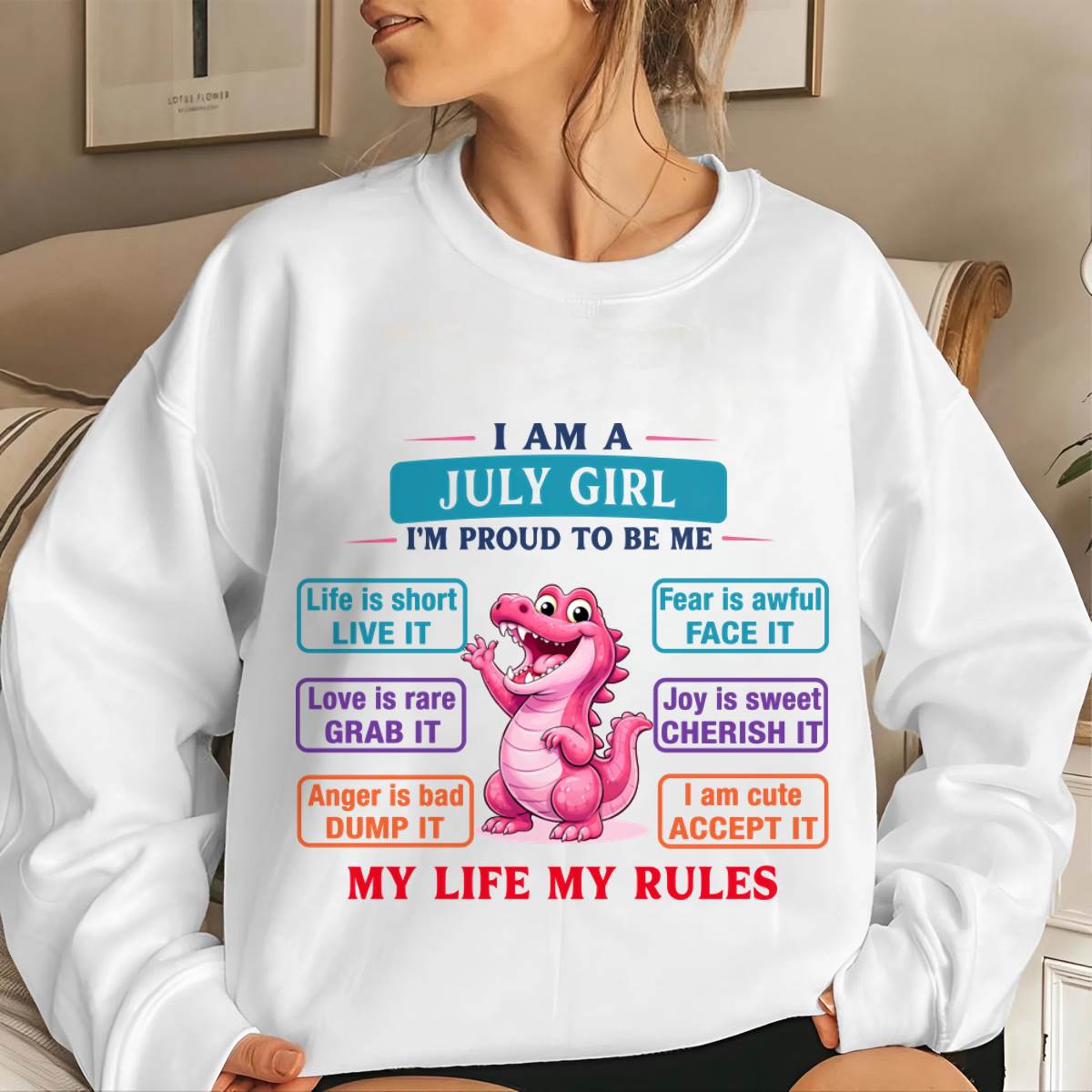 JULY GIRL – MY LIFE MY RULES - FOR WOMEN - TLEE07 (SKU2604-245-07)
