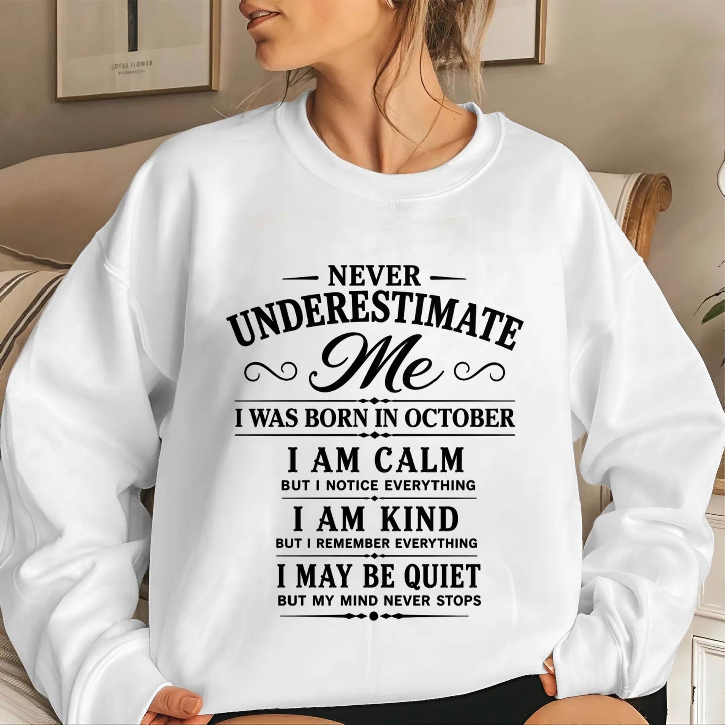 OCTOBER GIRL : CALM, KIND, UNFORGETTABLE - FOR WOMEN - TLEE10 (SKU2606-139-10)