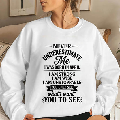 APRIL GIRL – NEVER UNDERESTIMATE ME - FOR WOMEN - TLEE04 (SKU2606-91-04)