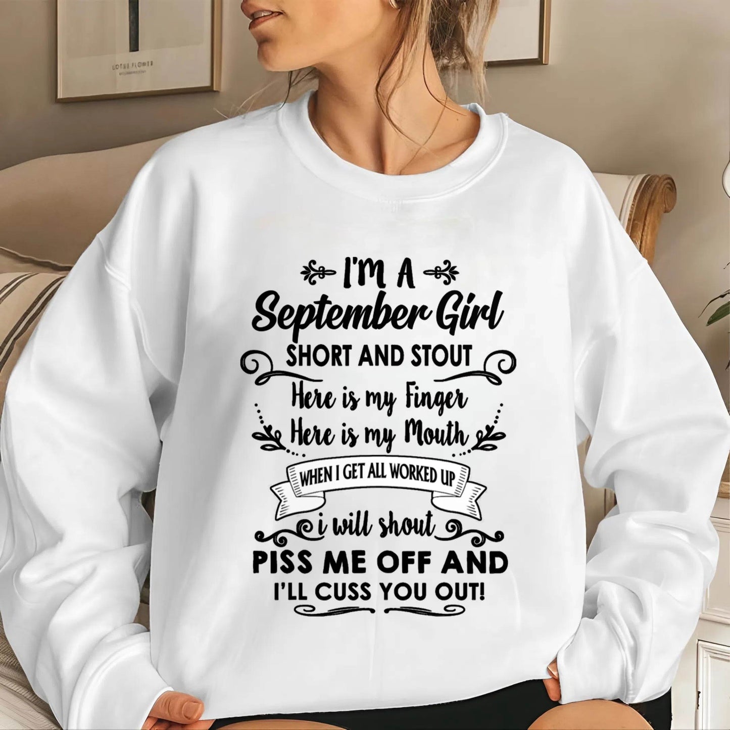 SEPTEMBER GIRL - WITH AN ATTITUDE YOU SHOULDN’T TEST - FOR WOMEN - TLEE09 (SKU2602-61-09)