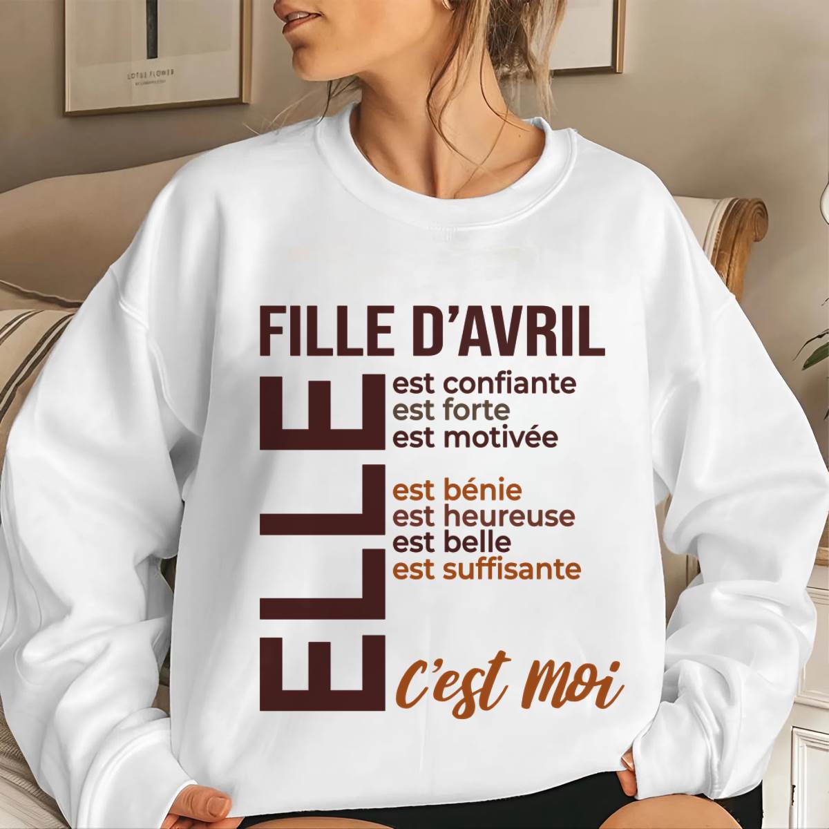 JE SUIS UNE FILLE D’AVRIL - fma TLEE04 (SKU2605-192-04)