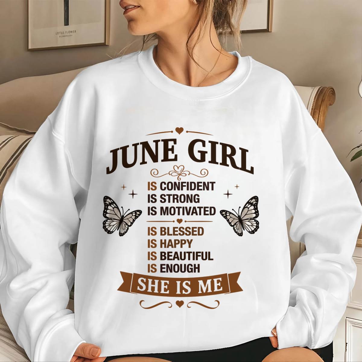 JUNE GIRL – FAITH, STRENGTH & BEAUTY - FOR WOMEN - TLEE06 (SKU2605-378-06)
