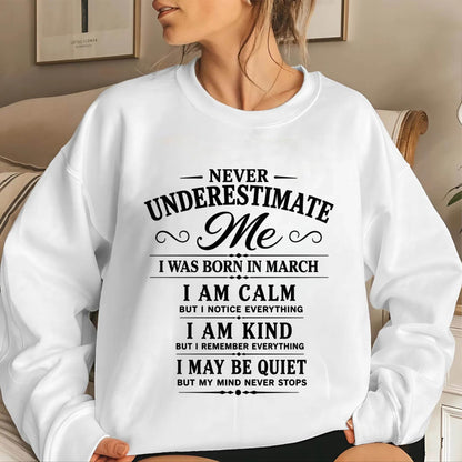 MARCH GIRL : CALM, KIND, UNFORGETTABLE - FOR WOMEN - TLEE03 (SKU2606-139-03)