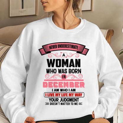 DECEMBER - I AM WHO I AM — CONFIDENT, INDEPENDENT, AND UNAPOLOGETIC - FOR WOMEN - TLEE12 (SKU2602-91-12)