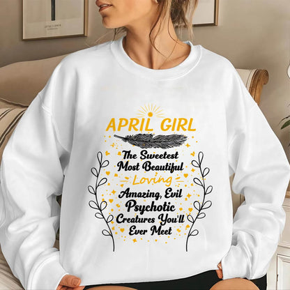APRIL GIRL – SWEET, BEAUTIFUL & A LITTLE PSYCHOTIC - FOR WOMEN - TLEE04 (SKU2603-297-04)