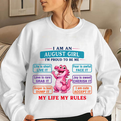 AUGUST GIRL – MY LIFE MY RULES - FOR WOMEN - TLEE08 (SKU2604-245-08)