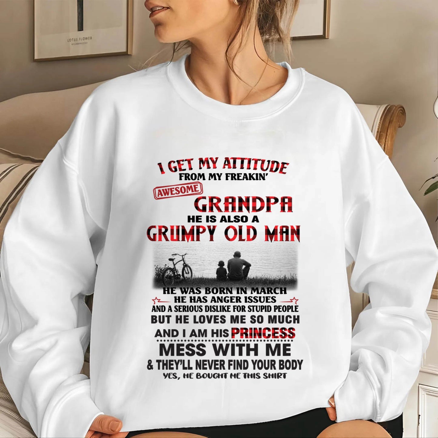MARCH GRANDPA - GRUMPY • AWESOME • PROTECTIVE - FROM GRANDPA - TLEE03 (SKU2605-176-03)