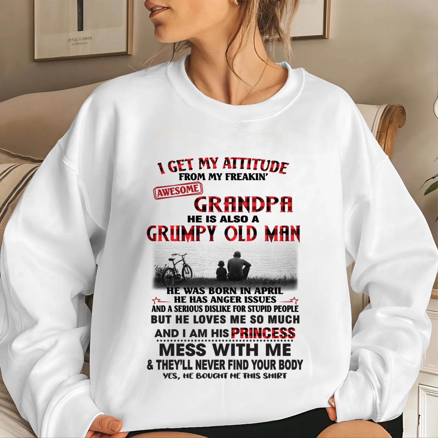 APRIL GRANDPA - GRUMPY • AWESOME • PROTECTIVE - FROM GRANDPA - TLEE04 (SKU2605-176-04)