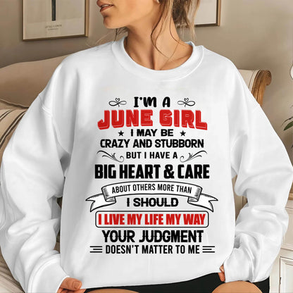 JUNE - MY LIFE, MY RULES, AND I STAND BY EVERY CHOICE I MAKE - FOR WOMEN - TLEE06 (SKU26T-01239-06)