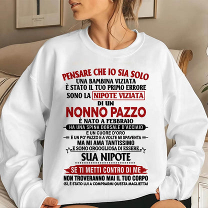 NONNO PAZZO NATO A FEBBRAIO - DAL NONNO - TLEE02 (SKU2605-333-02)