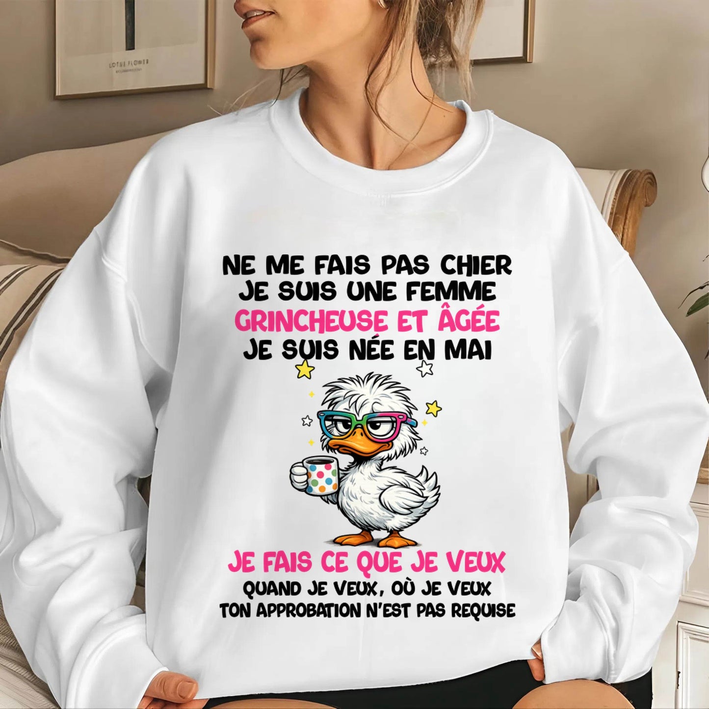 JE SUIS UNE FILLE DE MAI - POUR FEMME - TLEE05 (SKU2604-117-05)