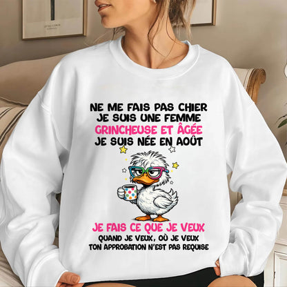 JE SUIS UNE FILLE D’AOÛT - POUR FEMME - TLEE08 (SKU2604-117-08)