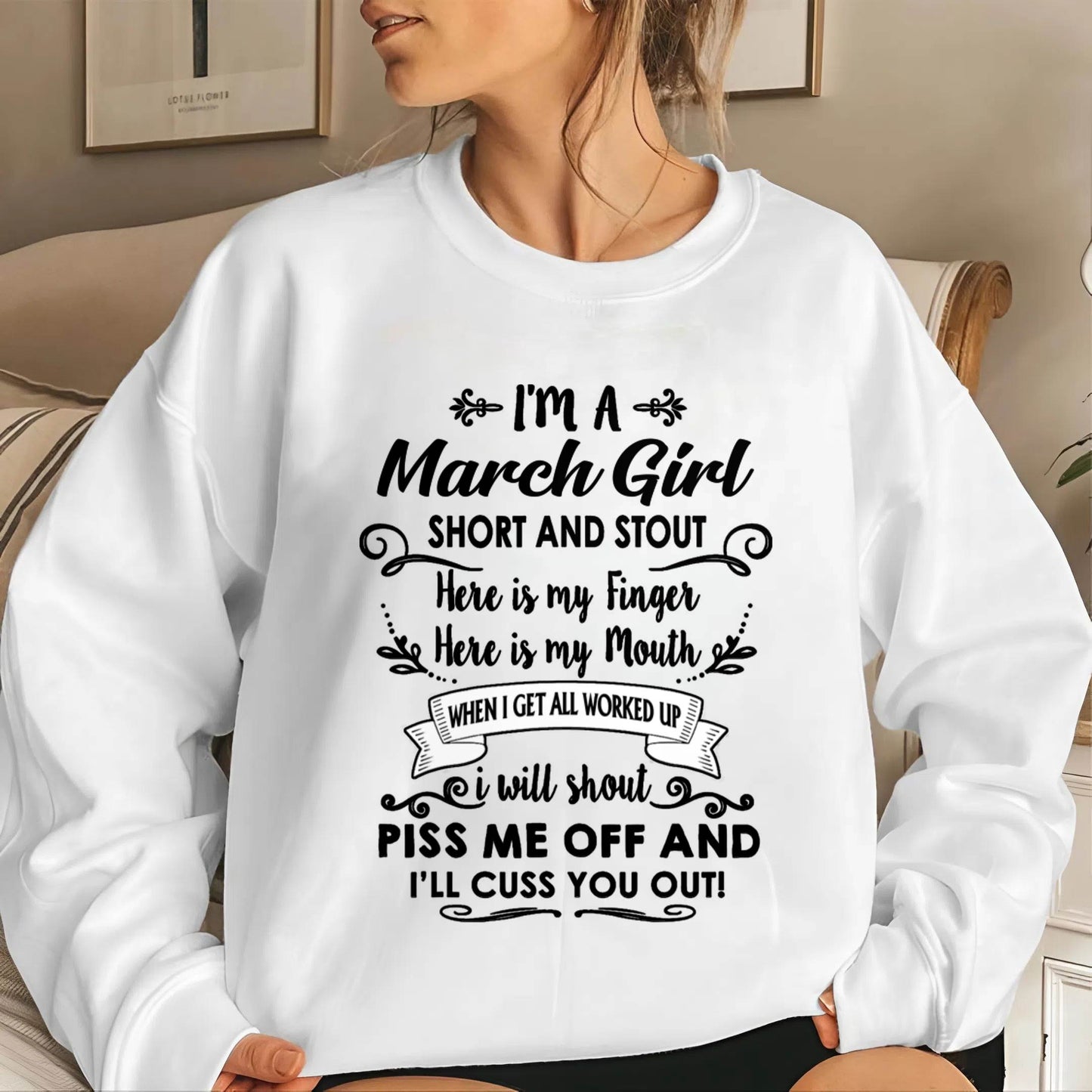 MARCH GIRL - WITH AN ATTITUDE YOU SHOULDN’T TEST - FOR WOMEN - TLEE03 (SKU2602-61-03)