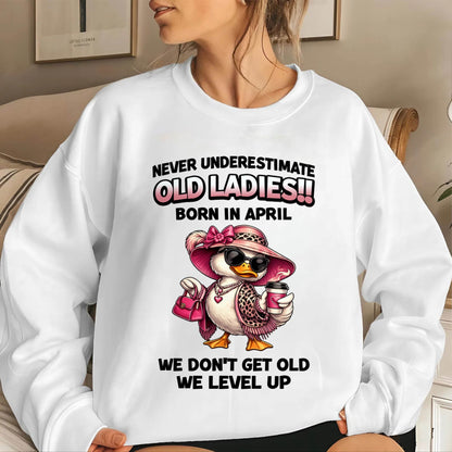 APRIL LADIES – WE DON’T GET OLD, WE LEVEL UP - FOR WOMEN - TLEE04 (SKU2604-35-04)