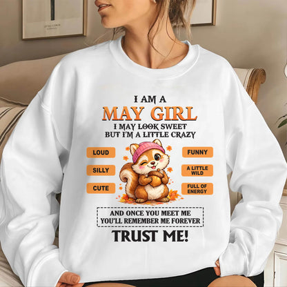 MAY GIRL - SWEET BUT A LITTLE CRAZY AND FULL OF ENERGY - FOR WOMEN - TLEE05 (SKU2603-126-05)