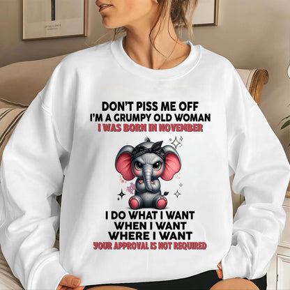 NOVEMBER - I DO WHAT I WANT, WHEN I WANT, AND I DON’T NEED YOUR PERMISSION - FOR WOMEN - TLEE11 (SKU2602-185-11)