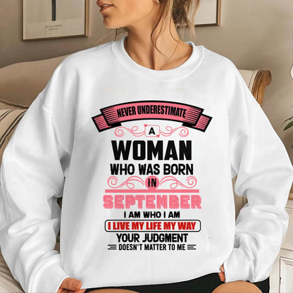 SEPTEMBER - I AM WHO I AM — CONFIDENT, INDEPENDENT, AND UNAPOLOGETIC - FOR WOMEN - TLEE09 (SKU2602-91-09)