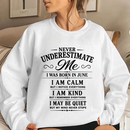 JUNE GIRL : CALM, KIND, UNFORGETTABLE - FOR WOMEN - TLEE06 (SKU2606-139-06)