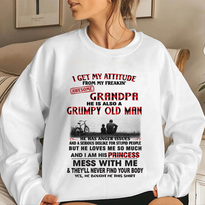 I GET MY ATTITUDE FROM MY GRANDPA - FROM GRANDPA - TLEE00 (SKU2605-176-00)