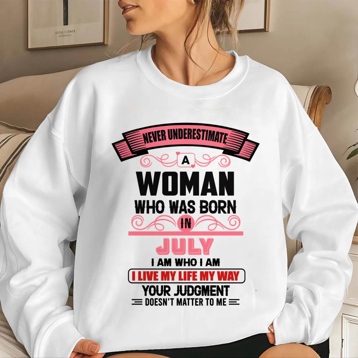 JULY - I AM WHO I AM — CONFIDENT, INDEPENDENT, AND UNAPOLOGETIC - FOR WOMEN - TLEE07 (SKU2602-91-07)