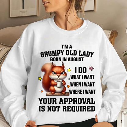 AUGUST BORN WOMEN DON’T NEED APPROVAL TEE - FOR WOMEN - TLEE08 (SKU2605-211-08)