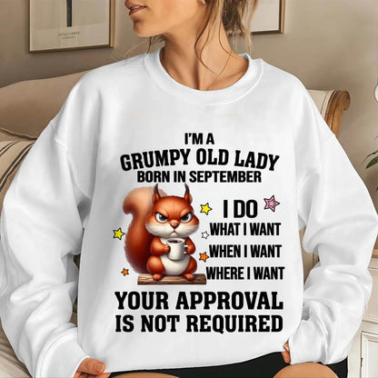 SEPTEMBER BORN WOMEN DON’T NEED APPROVAL TEE - FOR WOMEN - TLEE09 (SKU2605-211-09)