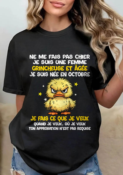 JE SUIS UNE FILLE D’OCTOBRE - POUR FEMME - TLEE10 (SKU2604-119-10)