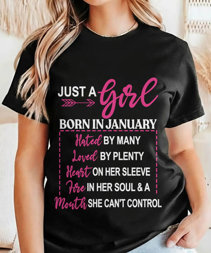 A JANUARY GIRL – HATED BY MANY, LOVED BY PLENTY - FOR WOMEN - TLEE01 (SKU2604-06-01)