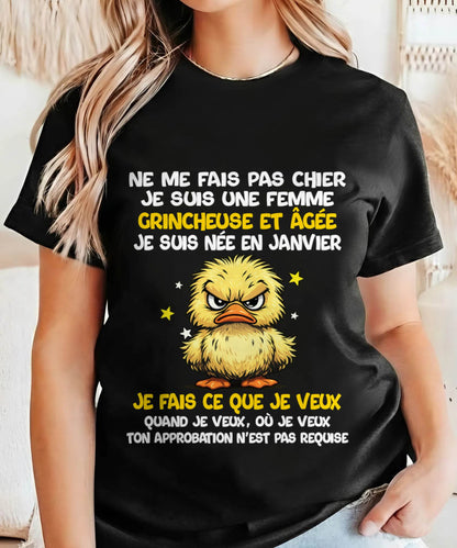 JE SUIS UNE FILLE DE JANVIER - POUR FEMME - TLEE01 (SKU2604-119-01)