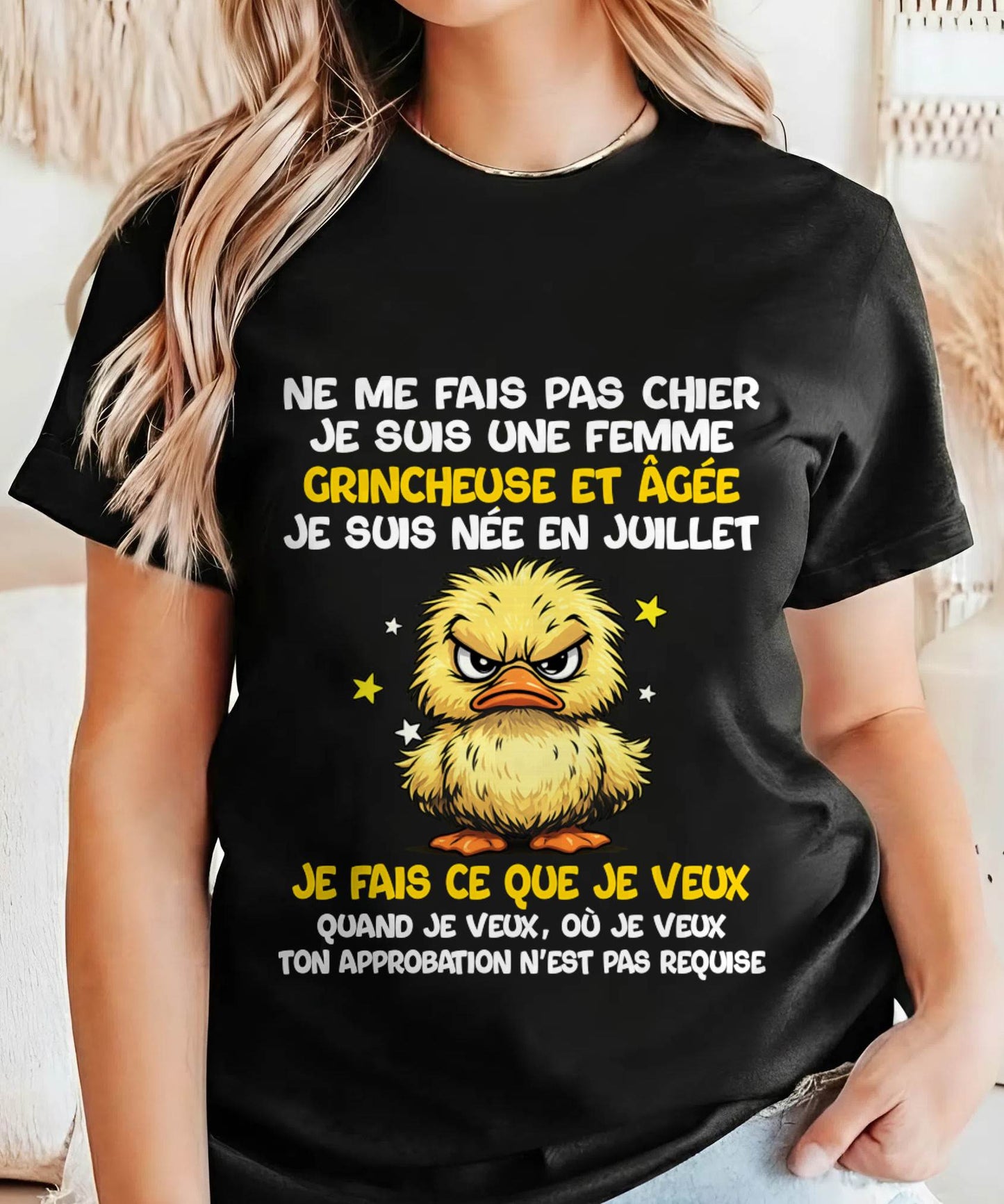 JE SUIS UNE FILLE DE JUILLET - POUR FEMME - TLEE07 (SKU2604-119-07)