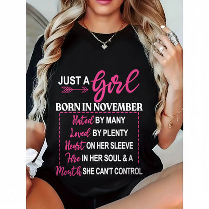 A NOVEMBER GIRL – HATED BY MANY, LOVED BY PLENTY - FOR WOMEN - TLEE11 (SKU2604-06-11)