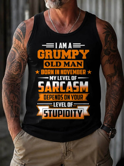 NOVEMBER GRUMPY OLD MAN SHIRT - FOR MAN - TLEE11 (SKU2605-128-11)