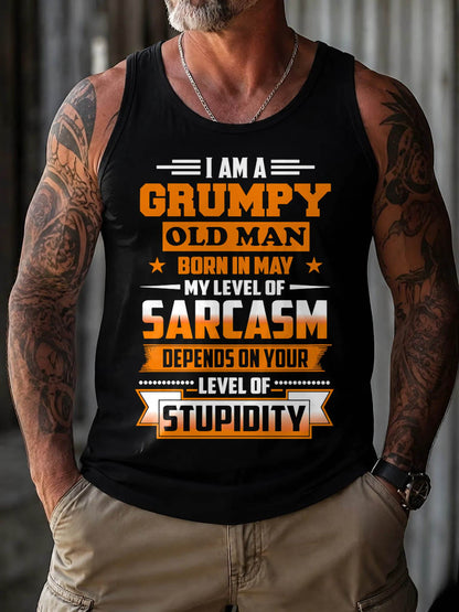 MAY GRUMPY OLD MAN SHIRT - FOR MAN - TLEE05 (SKU2605-128-05)