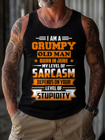 JUNE GRUMPY OLD MAN SHIRT - FOR MAN - TLEE06 (SKU2605-128-06)