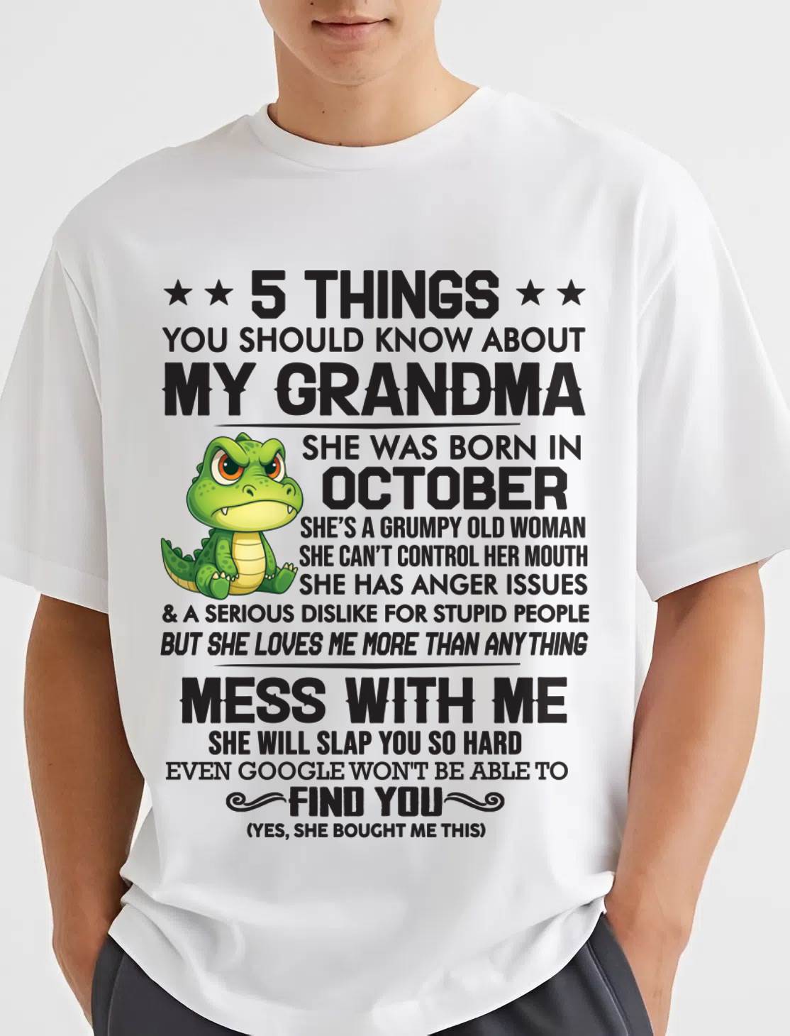 OCTOBER GRANDMAS ARE DIFFERENT - FROM GRANDMA - TLEE10 (SKU10-06-10)