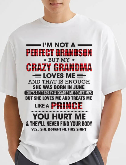 JUNE - PROUD GRANDSON OF A CRAZY GRANDMA - FROM GRANDMA - TLEE06 (SKU2603-71-06)