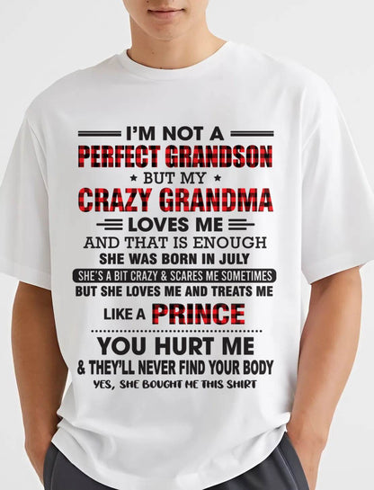 JULY - PROUD GRANDSON OF A CRAZY GRANDMA - FROM GRANDMA - TLEE07 (SKU2603-71-07)