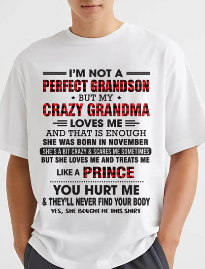 NOVEMBER - PROUD GRANDSON OF A CRAZY GRANDMA - FROM GRANDMA - TLEE11 (SKU2603-71-11)