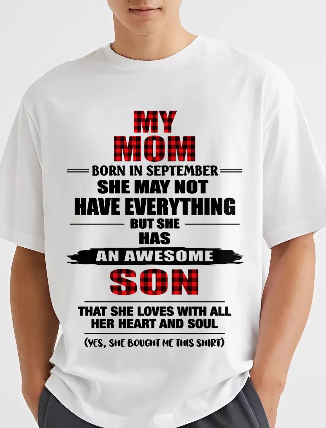 SEPTEMBER - A MOTHER'S LOVE, A SON'S PRIDE - FROM MOM - TLEE09 (SKU2606-149-09)