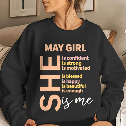 MAY GIRL - SELF LOVE TYPOGRAPHY - FOR WOMEN - TLEE05 (SKU2606-255-05)