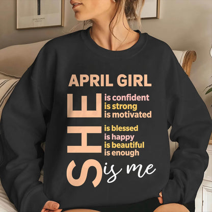 APRIL GIRL - SELF LOVE TYPOGRAPHY - FOR WOMEN - TLEE04 (SKU2606-255-04)