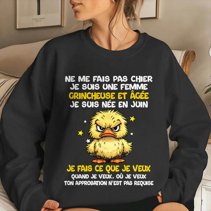 JE SUIS UNE FILLE DE JUIN - POUR FEMME - TLEE06 (SKU2604-119-06)