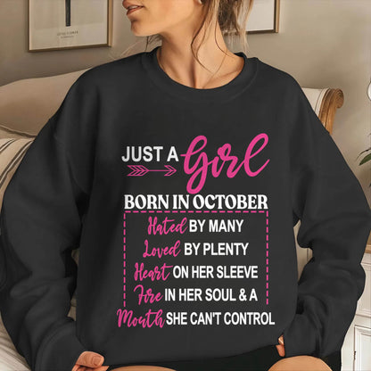 AN OCTOBER GIRL – HATED BY MANY, LOVED BY PLENTY - FOR WOMEN - TLEE10 (SKU2604-06-10)