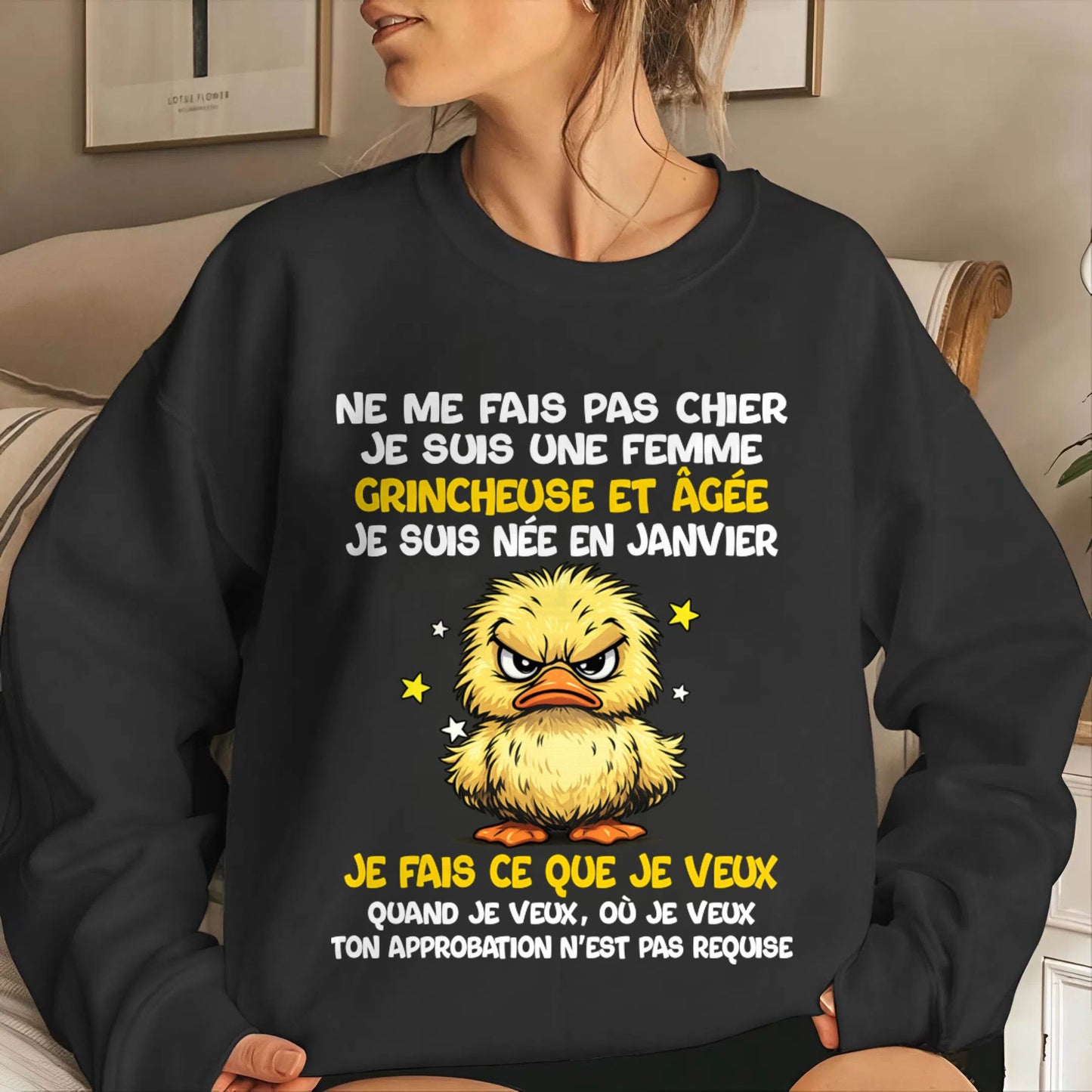 JE SUIS UNE FILLE DE JANVIER - POUR FEMME - TLEE01 (SKU2604-119-01)