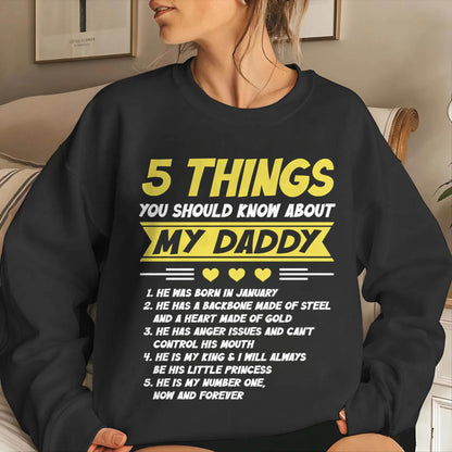 JANUARY - 5 THINGS YOU SHOULD KNOW ABOUT MY DADDY - FROM DAD - TLEE01 (SKU2606-53-01)