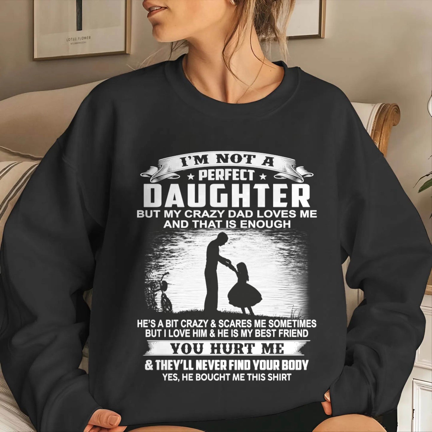 DAD AND DAUGHTER BEST FRIENDS - FROM DAD - TLEE00 (SKU2605-166-00)