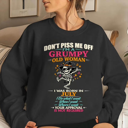 JULY - SASSY INDEPENDENT WOMAN FUNNY QUOTE - FOR WOMEN - TLEE07 (SKU2603-70-07)