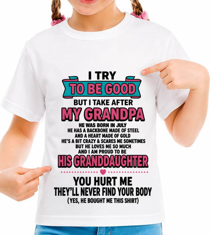 JULY - I TRY TO BE GOOD BUT I TAKE AFTER MY GRANDPA - FROM GRANDPA - TLEE07 (SKU2606-212-07)